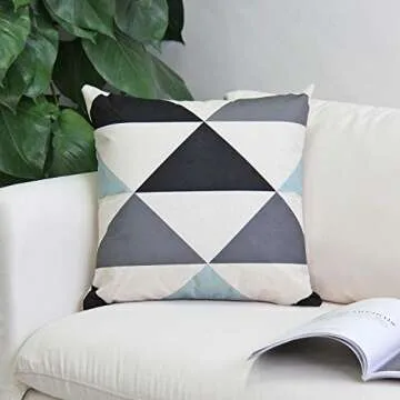 Modern Geometric Throw Pillow Covers - Set of 4