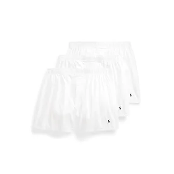 POLO Ralph Lauren Men's Classic Fit Cotton Woven Boxers 3-Pack for Comfort and Style