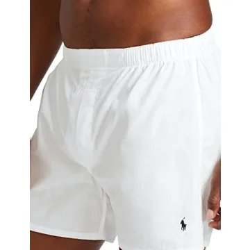 POLO Ralph Lauren Classic Fit Cotton Woven Boxers 3-Pack