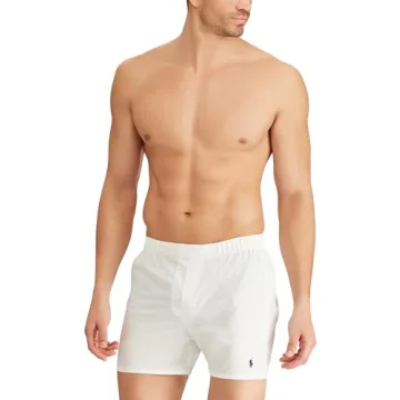 POLO Ralph Lauren Classic Fit Cotton Woven Boxers 3-Pack
