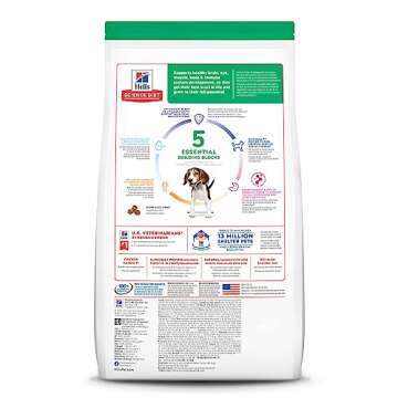 Hill's Science Diet Puppy Food - Premium Nutrition with Chicken & Brown Rice 15.5 lb