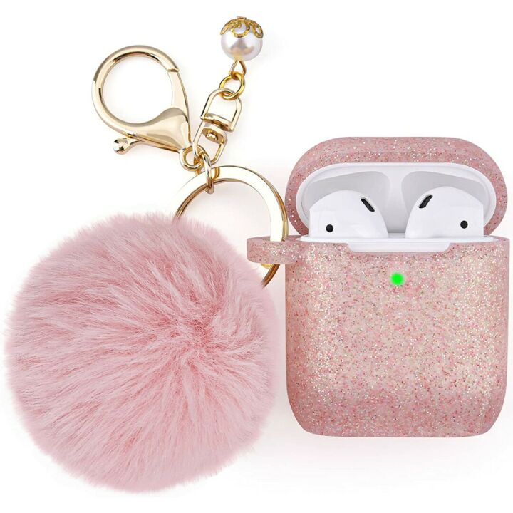 Rose Gold AirPods Case - Cute Silicone Protection
