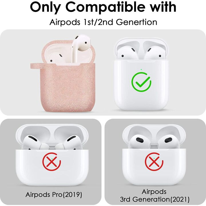 Rose Gold AirPods Case - Cute Silicone Protection