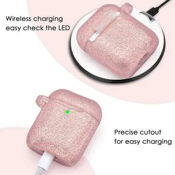 Rose Gold AirPods Case - Cute Silicone Protection