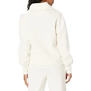 Shop The Drop Women's Half Zip Fleece Sweatshirt