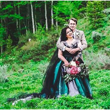 Unsutuo 118 Inch Wedding Veil with Rhinestones Comb