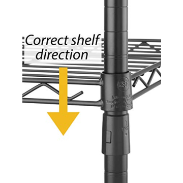 Whitmor 3-Wire Shelving Unit for Home Office & More