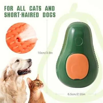 LorSou Cat Grooming Brush with Mist Feature for Easy Grooming