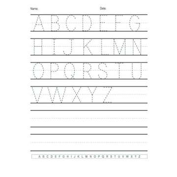 Trace Letters: Alphabet Handwriting Practice workbook for kids: Preschool writing Workbook with Sight words for Pre K, Kindergarten and Kids Ages 3-5. ABC print handwriting book