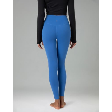 Dreamlux High Waisted Leggings in Baleine Blue