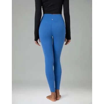 Dreamlux High Waisted Leggings in Baleine Blue