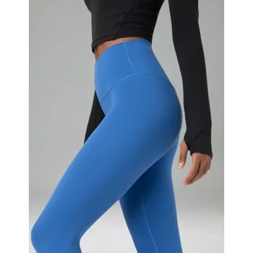 Dreamlux High Waisted Leggings in Baleine Blue