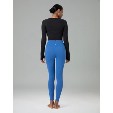 Dreamlux High Waisted Leggings in Baleine Blue