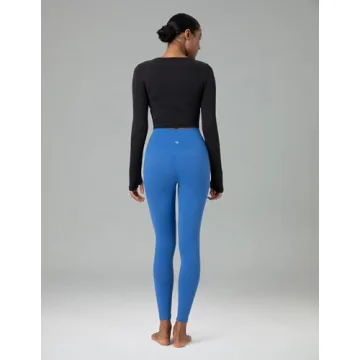 Dreamlux High Waisted Leggings in Baleine Blue
