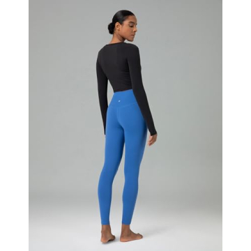 Dreamlux High Waisted Leggings in Baleine Blue