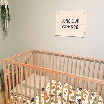 CHTech Long Live Boyhood Banner Wall Flag Wall Art for Nursery Modern Kids Room Decor Kids Banner