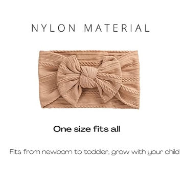 Super Stretchy Nylon Hairbands for Baby Girls