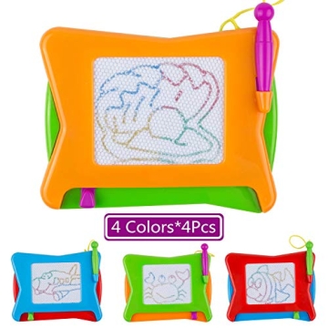 16-Pack Mini Magnetic Drawing Board - Fun Doodle Set