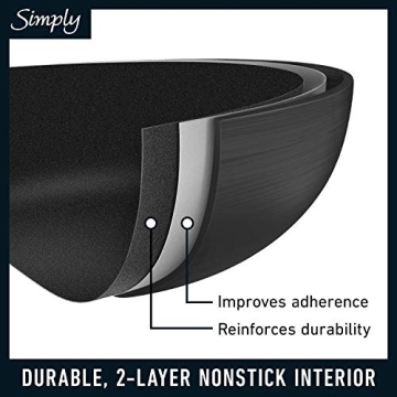 Calphalon 10-Piece Non-Stick Cookware Set with Even Heating