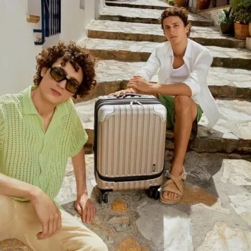 LEVEL8 Grace EXT Carry On Luggage, 20 Inch Expandable Hardside Suitcase, Abs+Pc Harshell Spinner Luggage with Tsa Lock, Spinner Wheels, Champagne, 20 Inch Carry-On