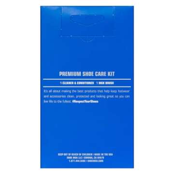 Shoe MGK Starter Shoe Cleaner Kit - Shoe Cleaner & Conditioner for All Shoes, Premium Shoe Brush