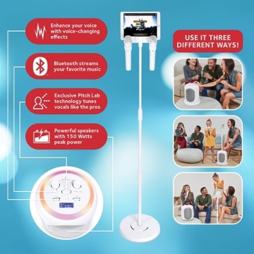 Singing Machine Portable Karaoke Machine for All Ages