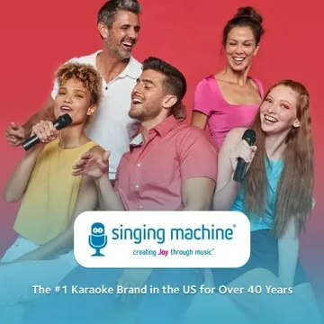 Singing Machine Portable Karaoke Machine for All Ages