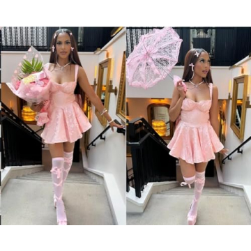 Sweetheart Cocktail Dresses with Bows for Teens 2025