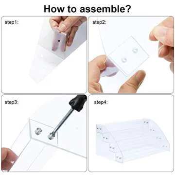 KINGROW Acrylic Nail Polish Organizer 48 Bottles of 4 Layers Display Rack Storage Essential Oils Rack Holder Jewelry Makeup Organizer