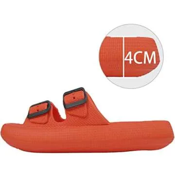 Comfortable Women Pillow Slippers for Home and Beach