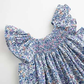 Simplee kids Baby Girls Summer Casual Dresses Toddler Floral Print Sundress Princess Dress for 18 Mo...