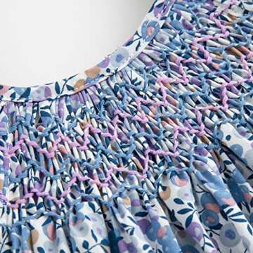 Simplee kids Baby Girls Summer Casual Dresses Toddler Floral Print Sundress Princess Dress for 18 Months