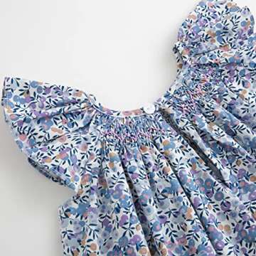 Simplee kids Baby Girls Summer Casual Dresses Toddler Floral Print Sundress Princess Dress for 18 Months