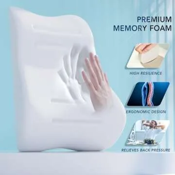 Ergonomic Lumbar Support Pillow for Comfortable Sitting