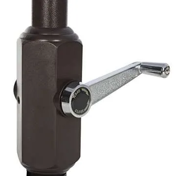 Elegant Oversized Black & White Outdoor Umbrella