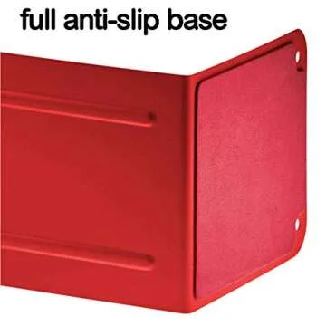 Acrimet Sleek Minimalist Metal Bookend with Non-Slip Base, Modern Decorative Book Holder, Book Shelf...