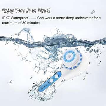FreeBreath Facial Cleansing Brush | 3 Speed Waterproof Brush