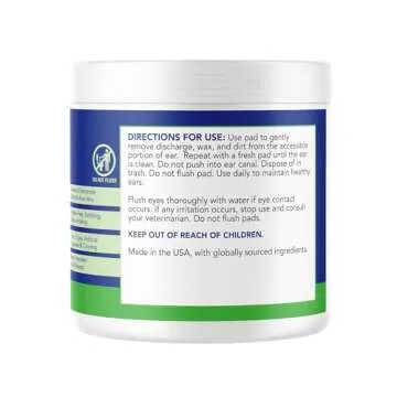 ANGELS' EYES Ear Wipes for Dogs & Cats - 100ct