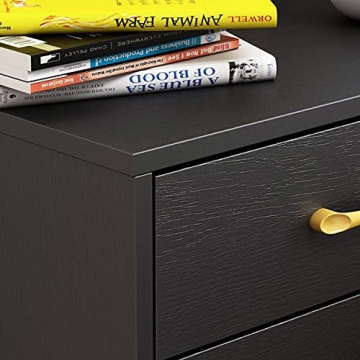 FAMAPY Nightstand Set of 2 Modern Industrial Table