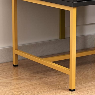 FAMAPY Nightstand Set of 2 Modern Industrial Table