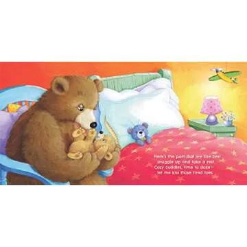Kiss Those Toes – Interactive Bedtime Story Board Book for Babies – Educational Rhyming Story Encourages Affection Between Caregiver and Child (Tender Moments)