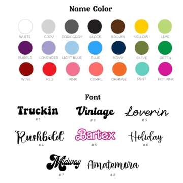 Personalized Name Tag for Stanley Cup 30 oz & 40 oz | Custom Acrylic Name Plate