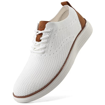 VILOCY Men's Lightweight Dress Sneakers - Stylish Oxfords for Every Occasion