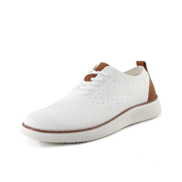VILOCY Men's Lightweight Dress Sneakers - Casual Oxfords