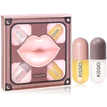 KISSIO Lip Plumper Set for Fuller, Natural Lips