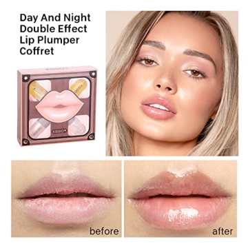 KISSIO Lip Plumper Set for Fuller, Natural Lips