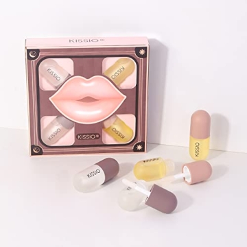 KISSIO Lip Plumper Set for Fuller, Natural Lips