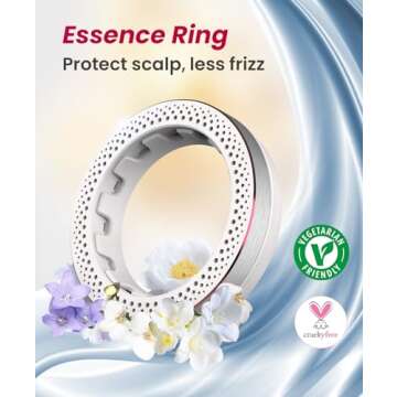 COSHARE Fast Drying Ionic Hair Dryer - 500 Million Negative Ion Technology, Lightweight & Compact