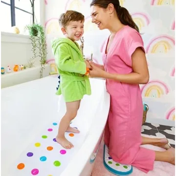 Munchkin® Dots™ Bath Mat for Kids - Fun and Safe Bathing