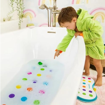 Munchkin® Dots™ Bath Mat for Kids - Fun and Safe Bathing